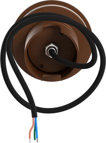 Faro LED interrato da Giardino 6W IP67 220V Luce Radente 360°- Corten