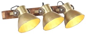 Lampada Da Parete Stile Industriale Ottone 65x25 Cm E27 /