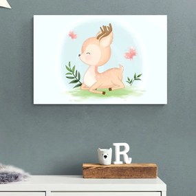 Stampa su tela – Cerbiatto adorabile