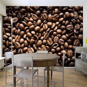 Fotomurale  Roasted coffee beans  Colore Marrone, Dimensioni e Misure 200x154