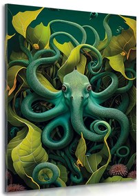 Stampa su tela – Polpo surrealista