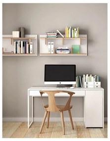 Tavolo da lavoro bianco Prado - TemaHome