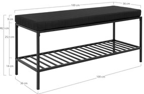 Panchina nera Vita - House Nordic