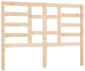 Testiera per letto 166x4x104cm in legno massello di pino
