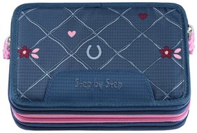 Astuccio a tre piani equipaggiato Step by Step XXL, Horse Lima