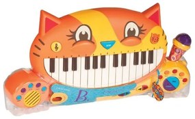 B-Toys - Pianoforte per bambini con microfono Cat 4xAA