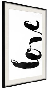 Poster  Love Sideways  Cornice Quadri Cornice nera con pass-partout, Larghezza x Altezza Home decor 40x60