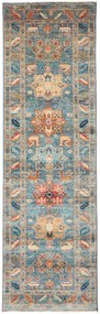 Kazak Tappeto orientale 80x260 Grigio (Pakistan) Annodato A Mano