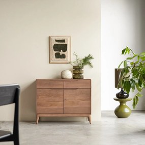 Tikamoon - Credenza Gabrielle in legno di mango massello 100 cm