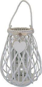 GEORGIE - lanterna in vimini tondo 16 x 46 cm