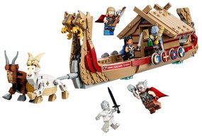 Drakkar di Thor con 5 personaggi Marvel Lego