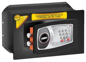 Cassaforte con codice elettronico TECHNOMAX NT/3 a incasso L 34 x H 21 x P 20 cm