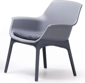 Set da giardino LUXOR in polipropilene bicolore Grigio e Antracite