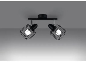 Sollux SL.1115 - Faretto BELUCI 2xE14/40W/230V nero