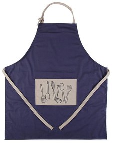 Grembiule Cucine Grey Tessile (80 x 70 cm) - Colore - Blu Scuro