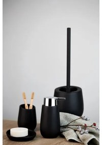 WENKO 23654800 - Spazzola WC BADI 13,5 x 38 cm nera