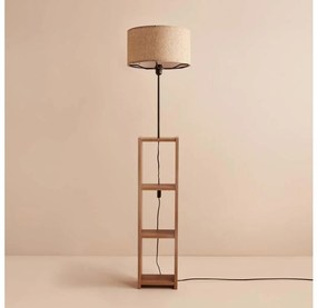 Lampada da terra AYD 1xE27/40W/230V marrone/beige