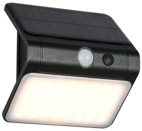 Illuminazione esterna LED con alimentazione a pannelli solari da parete (altezza totale 12 cm) Olinda – Trio