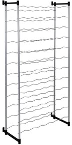 Metaltex rastrelliera per bottiglie bardolino per 72 bottiglie