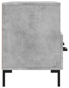 Mobile Porta TV Grigio Cemento 102x36x50 cm Legno Multistrato