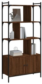 Libreria Ante Rovere Marrone 76,5x30x154,5 cm Legno Multistrato