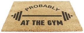 Zerbino in fibre di cocco 40x60 cm Probably At The Gym – Artsy Doormats