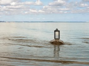 Lanterna LED nera da esterno su USB (altezza 30 cm) Firefly - Zone