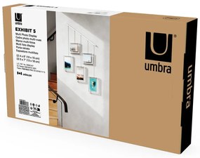 Cornici da parete in metallo bianco in set da 5 66x69 cm Exhibit - Umbra