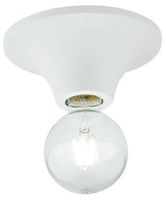 Lampadario Plafoniera Vesevus Coordinati Colore Bianco 60W Mis 18 x 8 cm