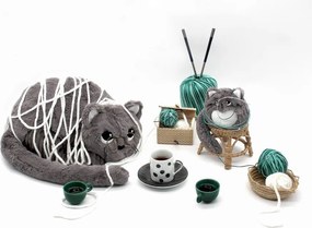 Set di peluche 2 pz Ptipotos Miaou – Les Deglingos