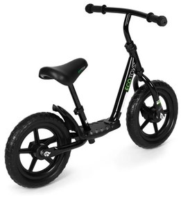 Balance bike per bambini con piattaforma - nero