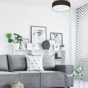 Brilagi - LED Plafoniera BELLADONNA 3xE27/15W/230V nero/quercia