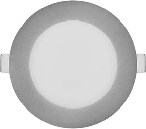 Faretto da incasso a LED NEXXO LED/7W/230V 3000/3500/4000K argento Ø 12 cm