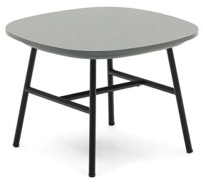 Kave Home - Tavolino Bramant in acciaio finitura nera 60 x 60 cm