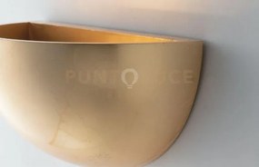 Applique a parete moritz oro 1 luce attacco e27 25x12,5x12,5cm