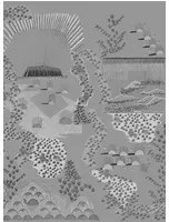 Rebel Walls Carta da parati panoramica Ayers Rock - Graphite