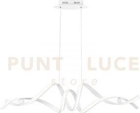 Lampadario a sospensione led mystral bianca 60w 8740lm cct 3000k 40...