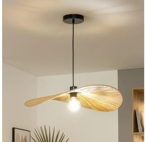 Brilagi - Lampadario LED sospeso con cavo CERIA BOHO 1xE27/40W/230V diam. 60 cm in rafia