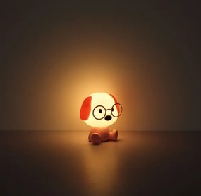 Globo 21761P - Lampada notturna LED ricaricabile PUPPY 1W/5V 500 mAh rosa