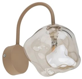 Applique LAVA 1xG9/8W/230V beige/fumé