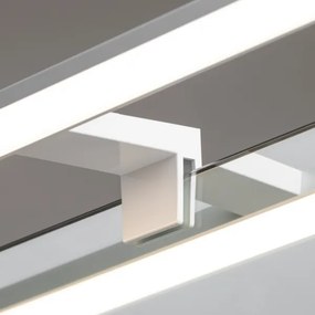 Brilagi - Specchio da bagno con illuminazione a LED VESTRA LED/15W/230V 80 cm IP44 bianco