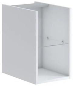 Scocca per base sottolavabo Opera laccato opaco bianco L 30 x H 50 x P 45.5 cm