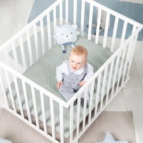 Lettino bianco con ruote 100x75 cm Style – Roba