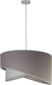 Duolla - Lampadario a sospensione con filo CELLO 1xE27/40W/230V diametro 45 cm grigio/verde