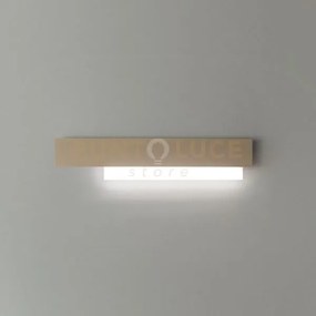 Doha a/g - applique tortora a led 3000k 2100lm 25w alluminio e meta...
