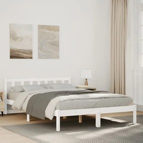 Letto Extra Lungo Senza Materasso 160x210 Cm İn Legno Di Pino /