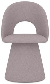 Sedia da pranzo lavanda in imbottito Kalo – Makamii