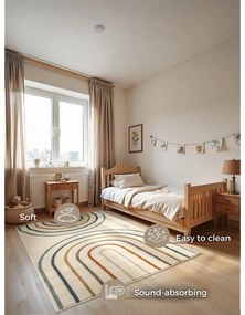Tappeto per bambini color crema 160x235 cm Double Rainbow – Hanse Home