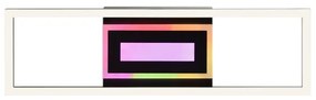 Brilliant-LED RGBW dimmerabile plafoniera BESSON LED/20W/230V 3000-6500K nero+ con telecomando