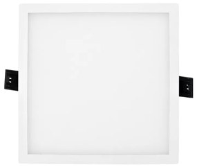 Pannello LED 12W da incasso Quadrato, Foro Tondo Ø130mm CCT Colore Bianco Variabile CCT